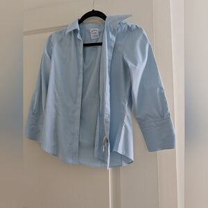 Brooks Brothers Sky Blue Fitted Shirt